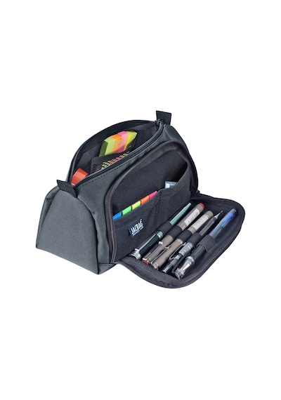 Jacbag Prime Xl-lastik Ayraçlı İki Bölmeli Kalem Kutusu Prime Xl-gri renkli