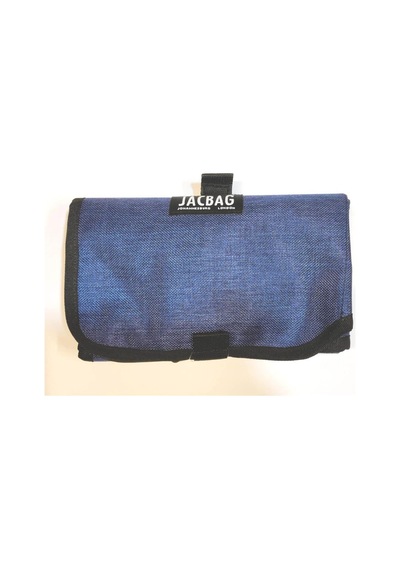 Jacbag Senior Xl Lastik Ayraçlı Cepli Katlanır Lacivert Sanatsal Kalem Çantası Çok Renkli