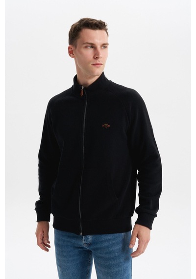 AR-MA Arma Erkek Regular Fit Basic Reglan Kollu Selanik Sweatshirt Karbon Fırçalı, Dik Yaka, Tam Fermuar, Cepli, Pamuk Polyester K30324698202 Siyah AR-MA Arma Erkek Regular Fit Basic Reglan Kollu Selanik Sweatshirt Karbon Fırçalı, Dik Yaka, Tam Fermuar, Cepli, Pamuk Polyester K30324698202 Siyah