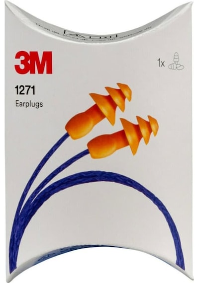3m 1271 İpli Tekrar Kullanılabilir Kulak Tıkacı 1 Çift