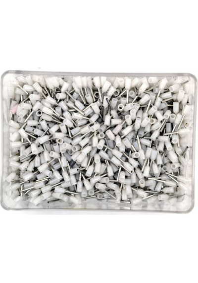 Ksn K-23005 ,2x0.50mm²/beyaz 1000-adet Kablo Yüksük