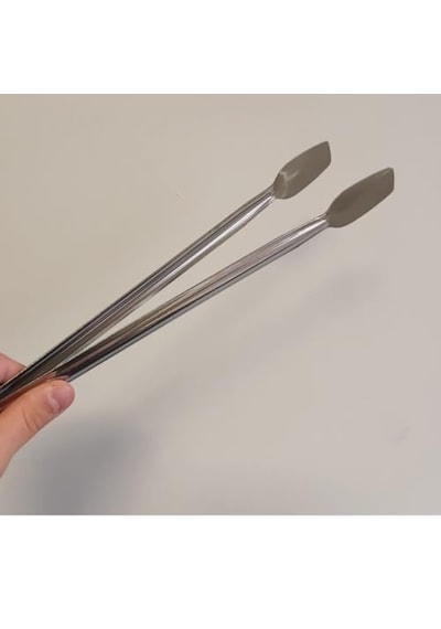 Klasik Metal Mangal Maşası 36 Cm-32 Cm-27 Cm Uzun-kısa Boy Çelik Yemek Barbekü Izgara Kömür Köz 3'lü Set