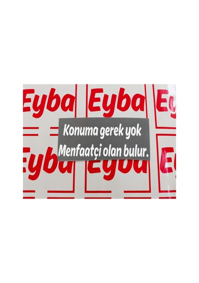 Konuma Gerek Yok Menfaatçi Olan Bulur Sticker 18 Cm 1 Adet Araba Sticker Çeşitleri
