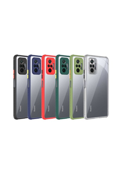 Zore Redmi Note 10 Pro Kılıf Nvth Kaff Kapak - Koyu Yeşil