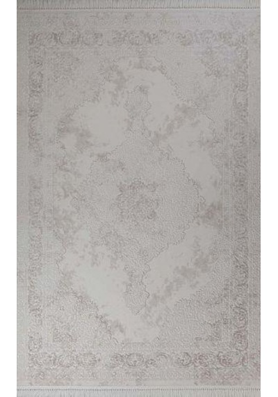 Gabardin Alessa 8010 Krem Serisi Triko Akrilik Salon Oturma Yatak Odası Halısı Krem
