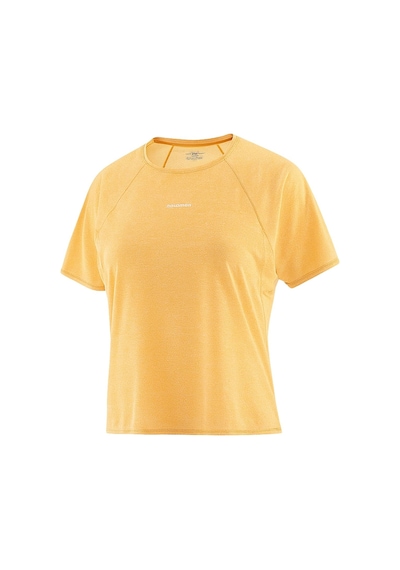 Salomon Salomon Shkout Air Crop Kadın Koşu Tişört 55118 Çok Renkli