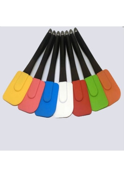 Renkli Spatula - Büyük Çok Renkli