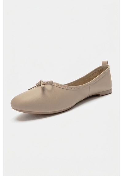 Luvishoes 01 Biskuvi Cilt Kadın Babet Koyu Bej