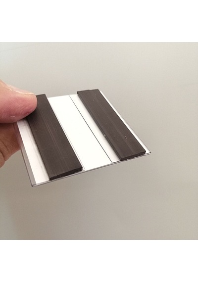 10 Adet C Tipi Mıknatıslı Magnetli Pvc Etiketlik İsimlik 5x5 Cm