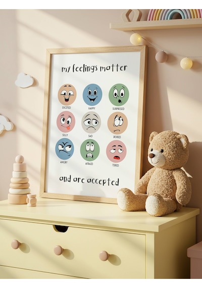 My Feelings Matter Dijital Baskı Poster V3 Çerçevesiz