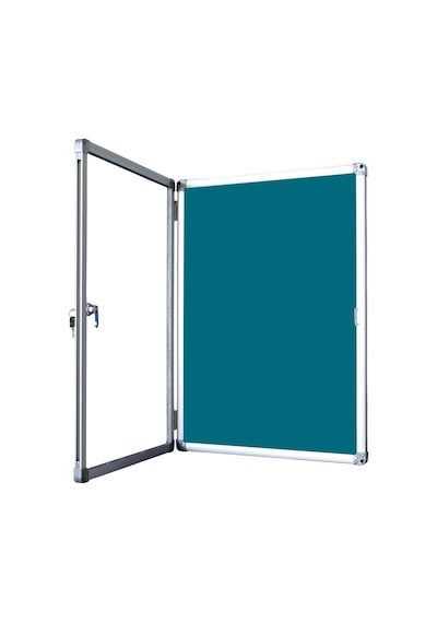 Camekanlı Anahtarlı Apartman İlan Panosu - Duyuru Panosu 70 x 100 CM