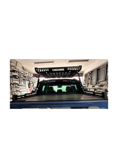 Isuzu D-max 2012-2019 Uyumlu 3 Mm Sepetli Roll Bar Siyah Off-road Tasarım Dayanıklı Metal Kasa Aksesuarı