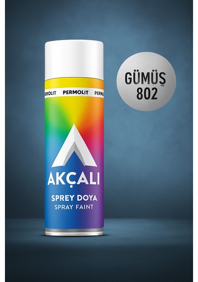 Gümüş-802 Sprey 400ml-dayanıklı Ve Kolay Uygulama Gümüş-802
