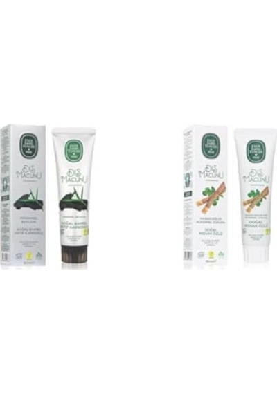 Eyüp Sabri Tuncer Seti Doğal Bambu Karbonlu 90ml X1 + Doğal Misvak Özlü 90ml X1