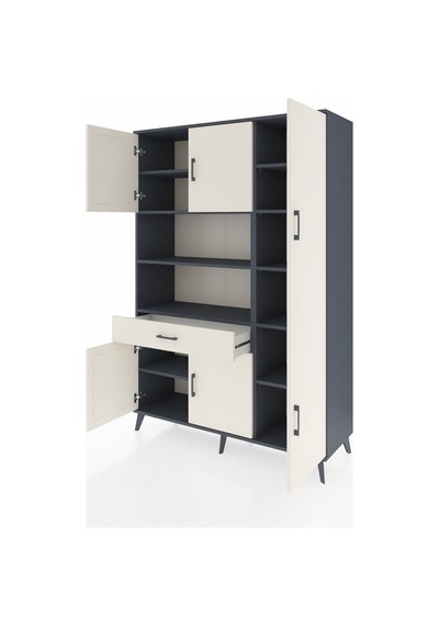 Hyperion Dolap 10 Raflı Tek Çekmeceli 6 Kapaklı 132x44x195 Antrasit-aytaşı/aytaşı Aytası/aytası Hyperion Dolap 10 Raflı Tek Çekmeceli 6 Kapaklı 132x44x195 Antrasit-aytaşı/aytaşı Aytası/aytası