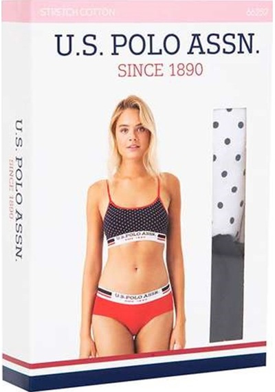 U.S. Polo Assn. U.s Polo Assn. 66252 Kadın Büstiyer Şort Takım-lacivert Lacivert
