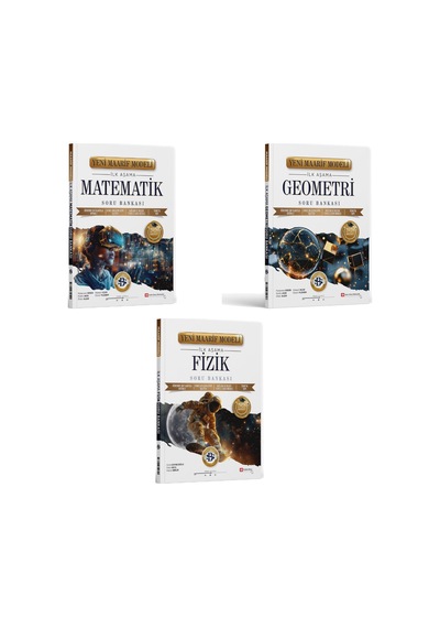 Bilgi Sarmal Üniversiteye Hazırlık Matematik-geometri-fizik İlk Aşama Maarif Soru Bankası Set 3 Kitap