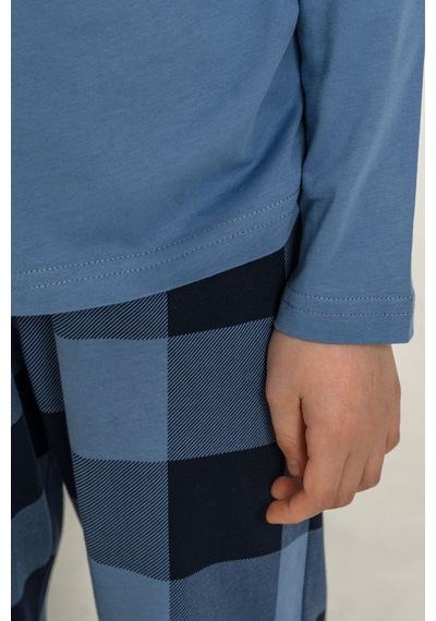 Rolypoly Erkek Çocuk Nature Calls Mavi Uzun Kol Pijama Takım Rp3873-c-v2 Rp3873-c-v2