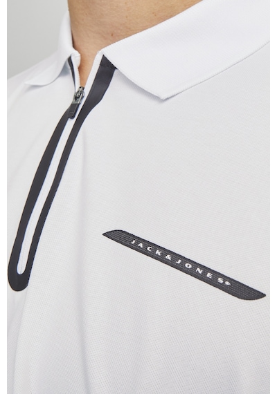 Jack & Jones Jcofusıon Pıque Polo Ss Sn White White