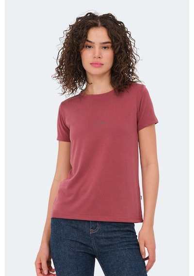 Slazenger Paytons Kadın Bordo Tişört Bordo