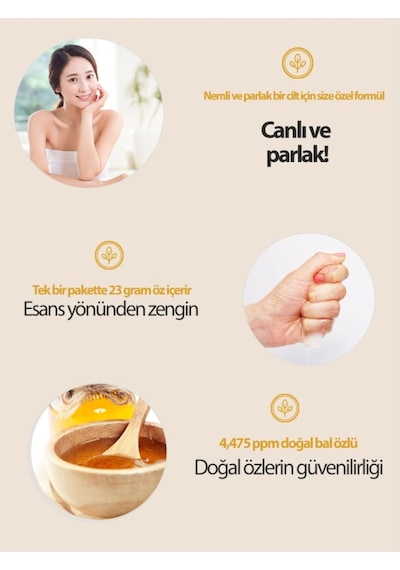 Fascy Bal Özlü Besleyici Yüz Maskesi 23 G
