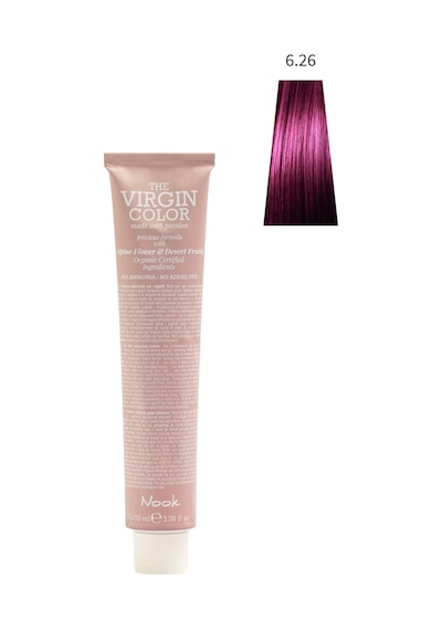 Nook Virgin Color Profesyonel Saç Boyası 100ml-koyu Kumral Viyole/canlı Fuşya Kızıl 6.26-viola Orkide