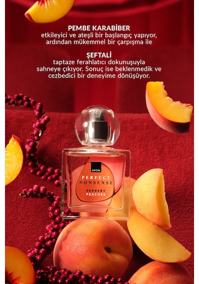 Perfect Nonsense Peppery Peaches Kadın Parfüm Edp 50 Ml. İkili Paket Çiçeksi