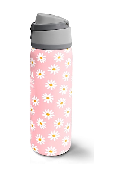 Coral High Papatya Desenli Pipetli Ve Direkt İçim Çelik Termos 800 Ml 38502 Açık Pembe