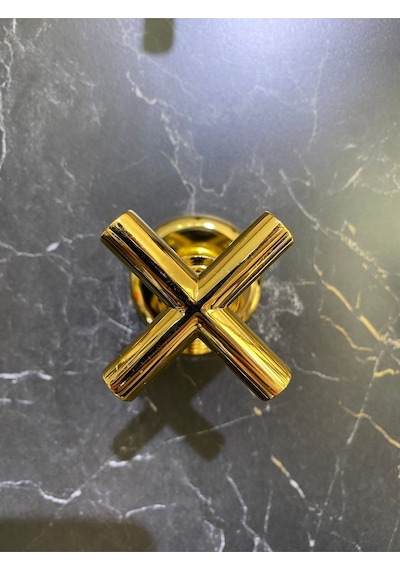 İsaoğlu Yapı Premium Parlak Gold Taharet Musluğu Gold Altın
