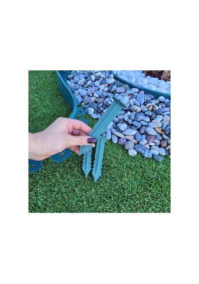Garden Moda Çim Ayırıcı 25 M Yeşil Çim Sınırlayıcı Taş Toprak Ayıracı Çim Ayracı Çim Ayırıcı Bariyer Sku: Smgstk1cf90a21b4