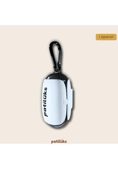 Patilüks Premium Metal Klipsli Köpek Kaka Poşeti Aparatı - Sarsıntı Önleyici Sabitleme Tırnaklı
