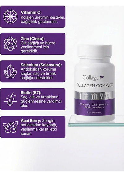 Collagen Forte Platinum Collagen Complex Tip 1,2,3,5 Ve Tip 10