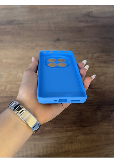 Redmi Note 14 Pro 5g Uyumlu Kamera Korumalı Darbeye Dayanıklı Renk Atmayan Keep Silikon Kılıf Mavi