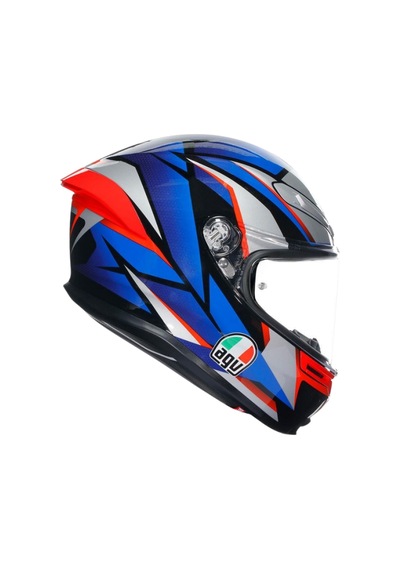 Agv K6 S Slashcut - Black / Blue / Red Diğer