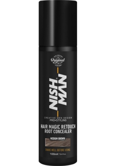 Nish Man Saç Dolgunlaştırıcı ve Seyrek Kapatıcı Root Touch Up Sprey 100 ML