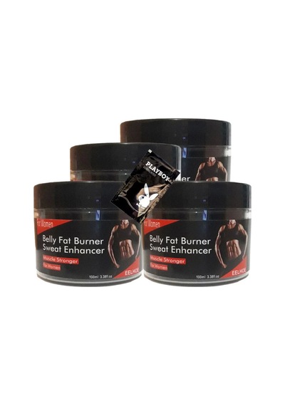 Belly Fatburner Sweat Enhancer Kadınlar İçin Krem 4x100 Ml + 1 Adet Jel İle