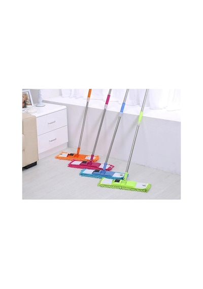 Paspas Yedeği Mikrofiber Makarna Mop Paspas Yedeği 40 Cm Çok Renkli