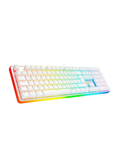 G918 Fire Storm Rgb Blue Switch Beyaz Mekanik Gaming Klavye