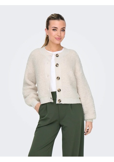Jdy Jdyeira Life L/s Oneck Cardigan Kadın Hırka 15337012 Ekru