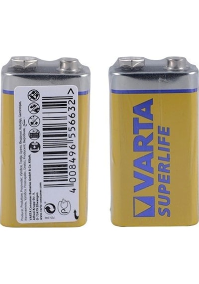 Varta 2022 Superlife 9V Pil 60'lı