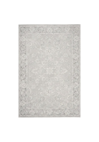Kartela Halı Lino Halı Jüt Taban Dokuma Halı Açık Gri - 200 X 300 Cm