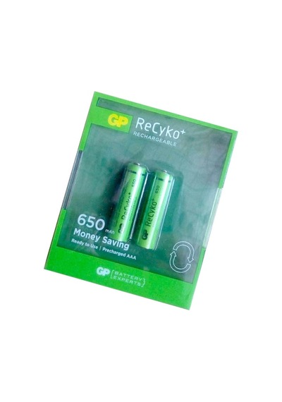 Gp Recyko Aaa İnce Kalem Şarjlı Pil 650 Ma 2 Li Paket