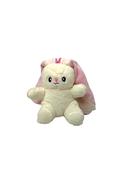 Sevimli Çilek Tavşan Peluş Çantalı Hediyelik 50 Cm Oyuncak