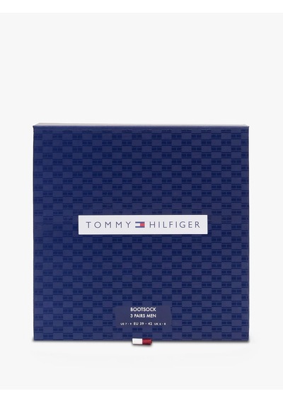 Tommy Hilfiger Tommy Hılfıger Erkek 3 Lu Çorap 701235377-002 Çok Renkli