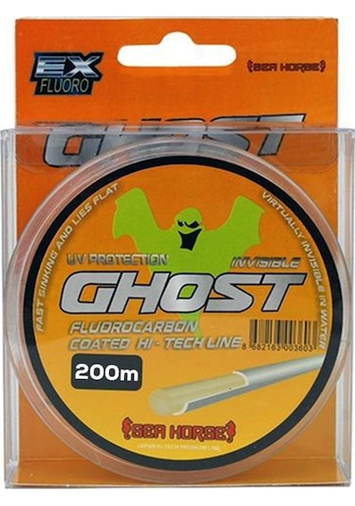 Sea Horse Ghost Uv Protection 200m Fluorocarbon Misina 0,50mm