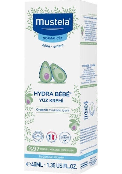 Mustela Hydra Bebek Yüz Kremi 40 Ml