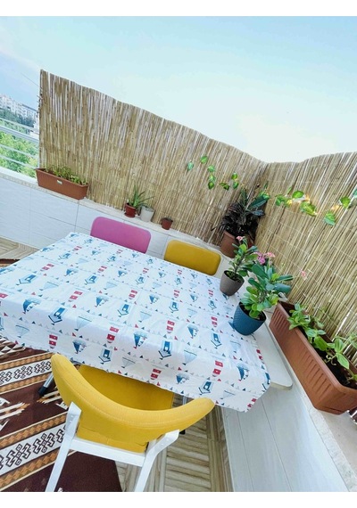 Bygolden 1 Metre x 5 Metre Kamış Hasır Doğal Çit Gölgelik