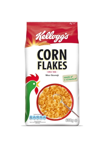 Kellogg's Corn Flakes Kahvaltılık Mısır Gevreği 650 G