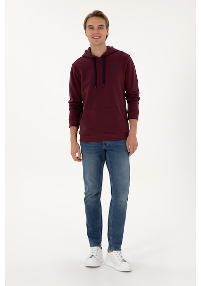 U.s. Polo Assn. Erkek Plum Sweatshirt 50307703-vr177 New Plum