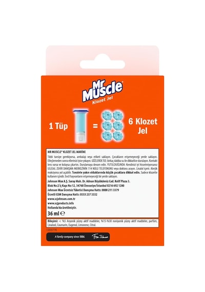 Muscle Klozet Jel Marine Tuvalet Temizleyici